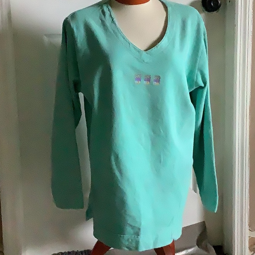 Fresh produce long sleeve pull over